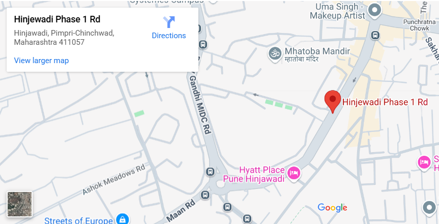 The Aqua Retreat at Godrej Park World - Location Map of Premium Residences in Hinjewadi Phase 1, Pune