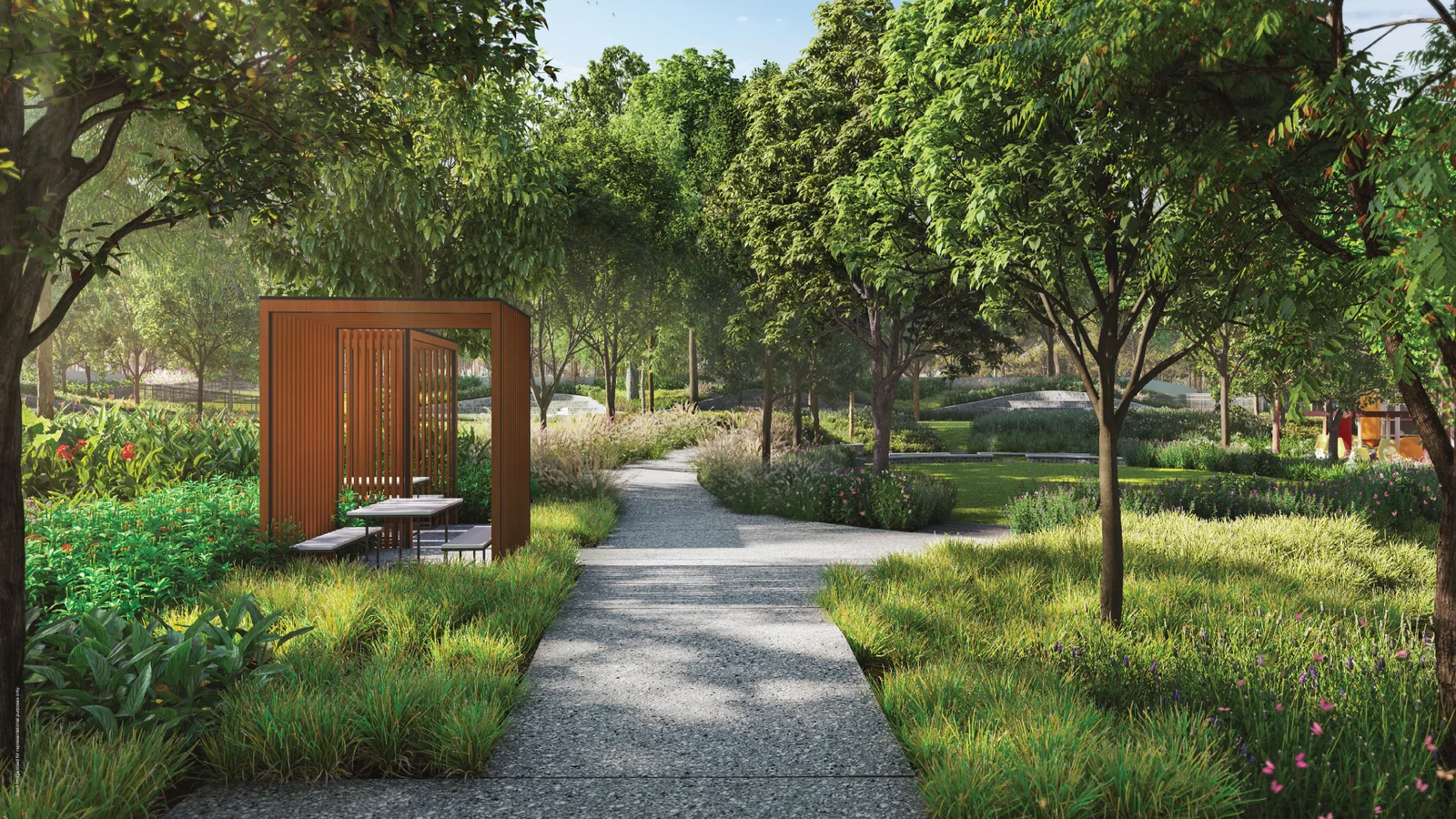 Project Layout of The Greenfront - Godrej Park World